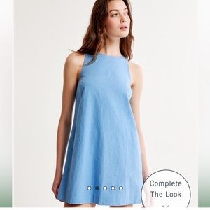 Abercrombie & Fitch blue dress. Size medium. NWT